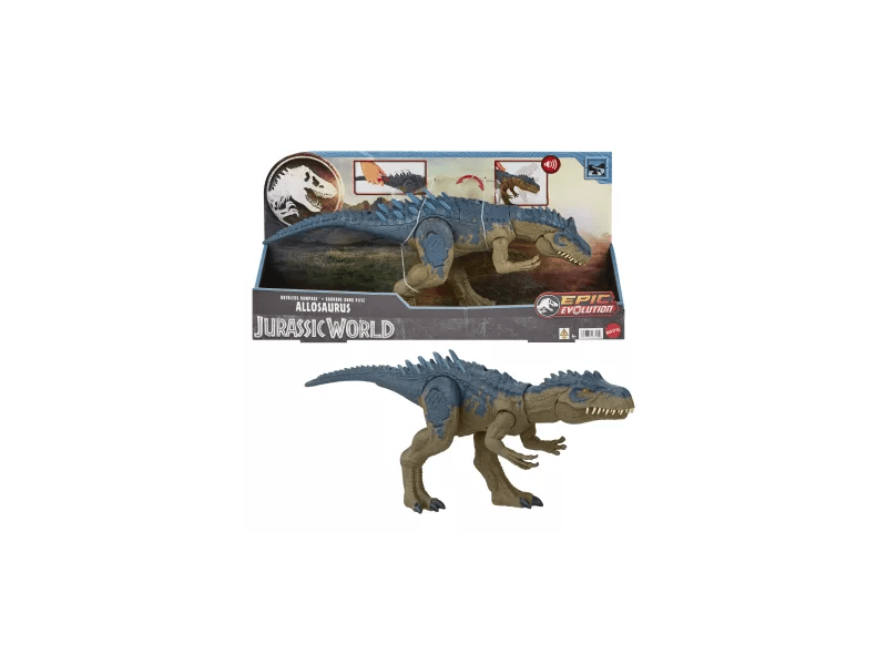 Jurassic World: Veszedelmes Allosaurus dinoszaurusz figura