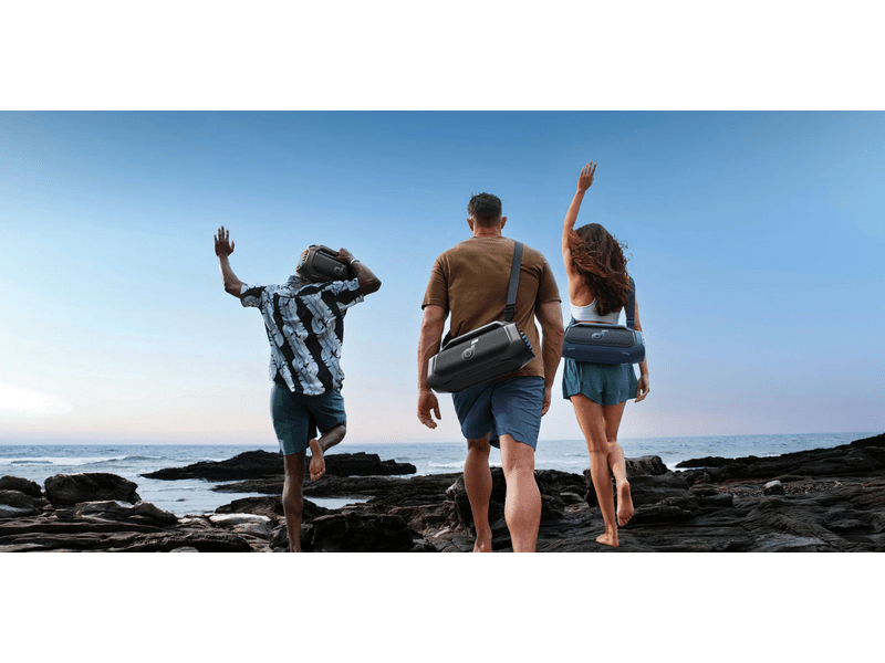 Anker Soundcore Boom 2 Plus Bluetooth hangszóró, fekete (A3134011)