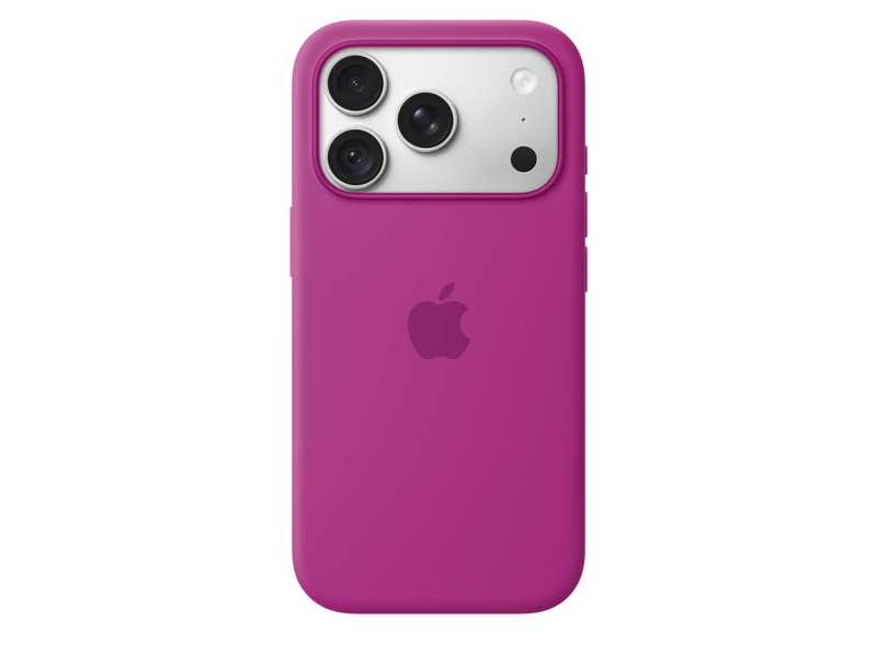 Apple iPhone 18 Pro szilikon tok, MagSafe-rögzítésű, magenta (MK8T4ZM/A)