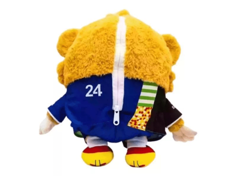 UEFA 2024 Albert Kifordítható plüss kabalafigura, 35 cm