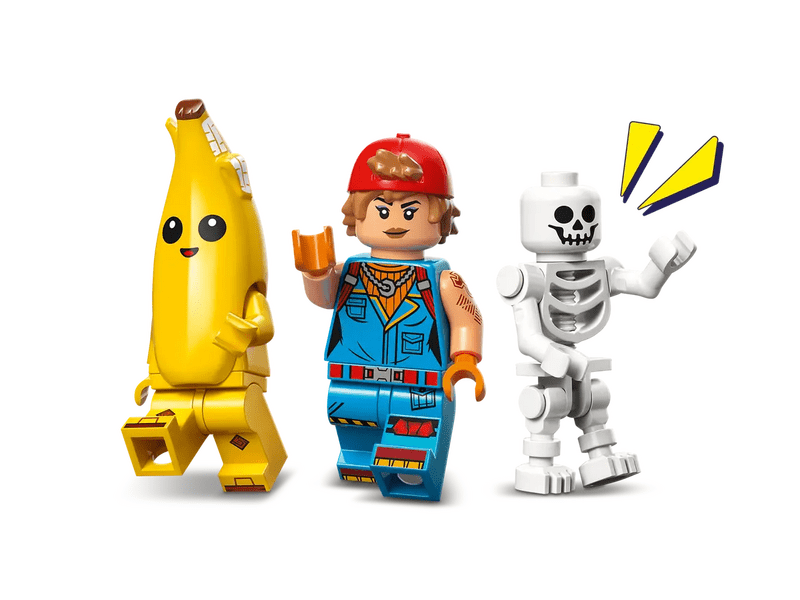 LEGO® Fortnite® Peely és Sparkplug táborhelye (77075)