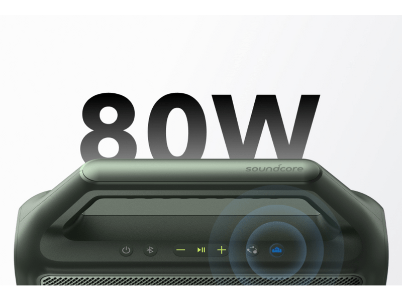 Anker Soundcore Boom 2 Bluetooth hangszóró, zöld (A3138061)