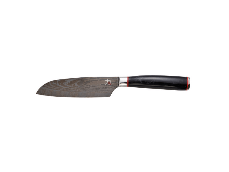 Bergner MasterPro Tetsu Santoku konyhai kés, 12,5 cm (BGMP-4129-MBK)