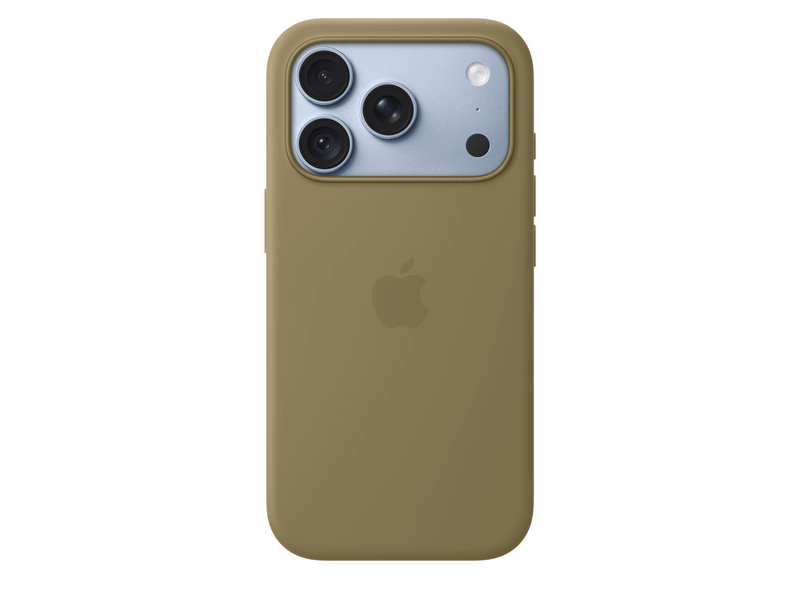 Apple iPhone 18 Pro szilikon tok, MagSafe-rögzítésű, olíva (MK8V4ZM/A)