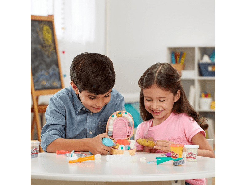 Hasbro Play-Doh -Dr. Drill és Fill fogászata gyurmaszett (F12595L0)