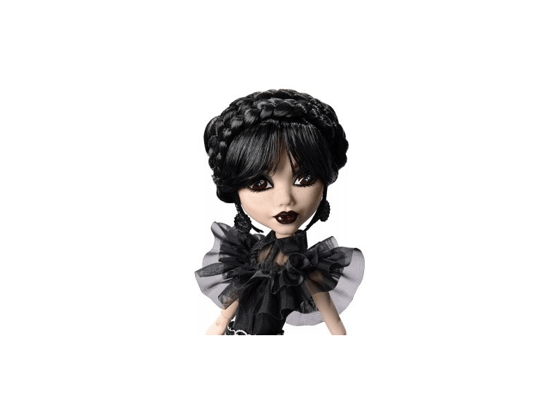 Monster High x Wednesday: Wednesday baba báli ruhában (HXJ03)