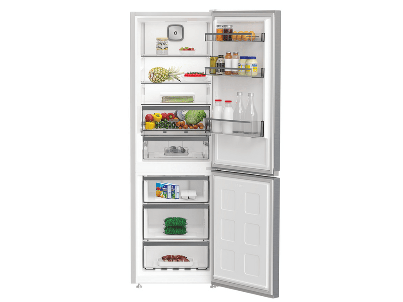 Whirlpool WHK 26362 XP4E Alulfagyasztós kombinált hűtőszekrény, ezüst