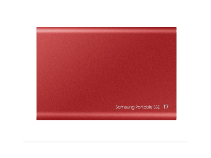 Samsung 500GB T7 külső SSD meghajtó piros (MU-PC500R)