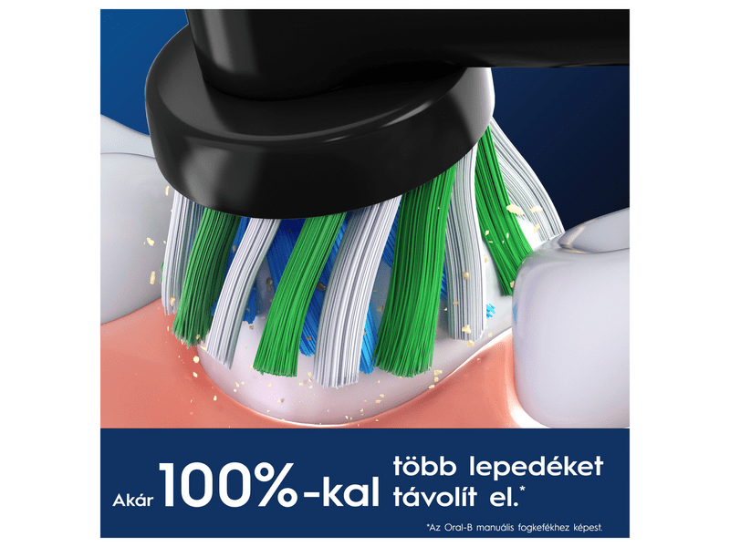 Oral-B EB50BK-4 Cross Action Black pótfej, 4 db