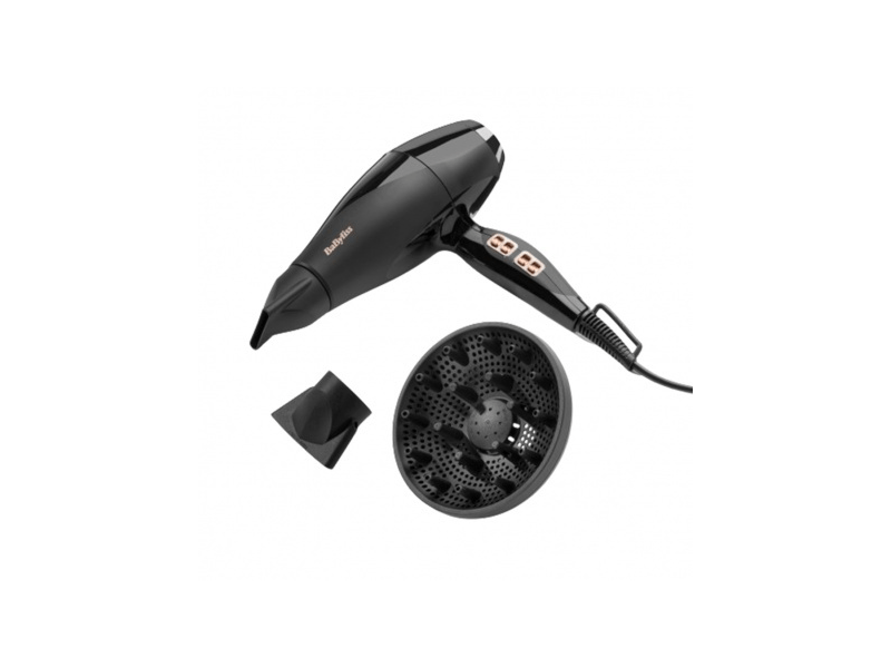 BaByliss 6716DE Air Power Pro Ionos hajszárító, fekete