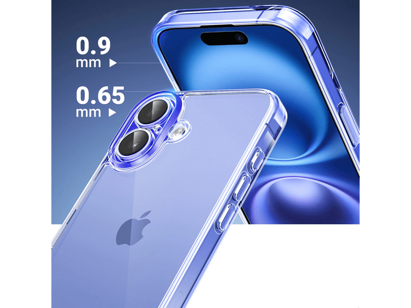 Ugreen 45918 iPhone 16 Plus Műanyag tok, átlátszó