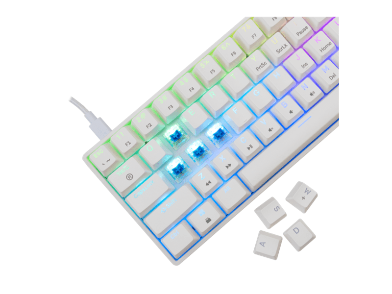 White Shark Shinobi 2 Mechanikus gaming billentyűzet (GK004223W/BL-HU)