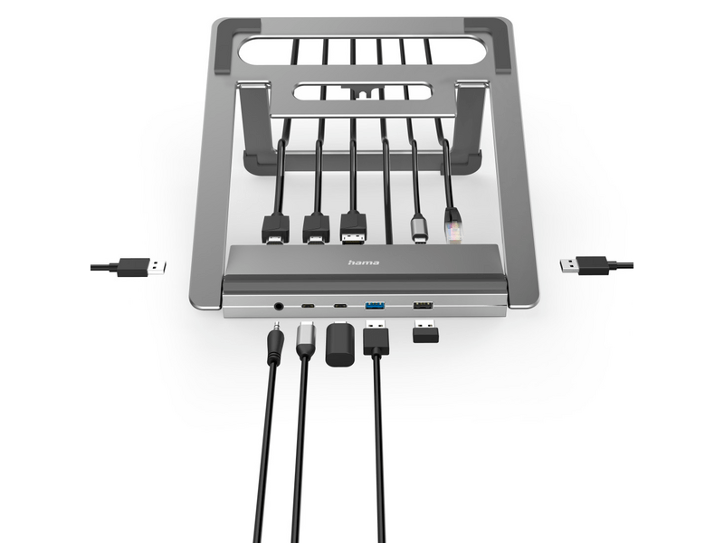 Hama 200139 USB 3.2 GEN2 TYPE-C, 12IN1 Dokkoló állvány