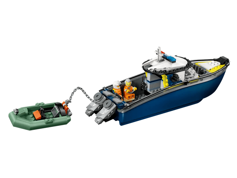 LEGO® City Üldözés rendőrségi csónakkal (60456)
