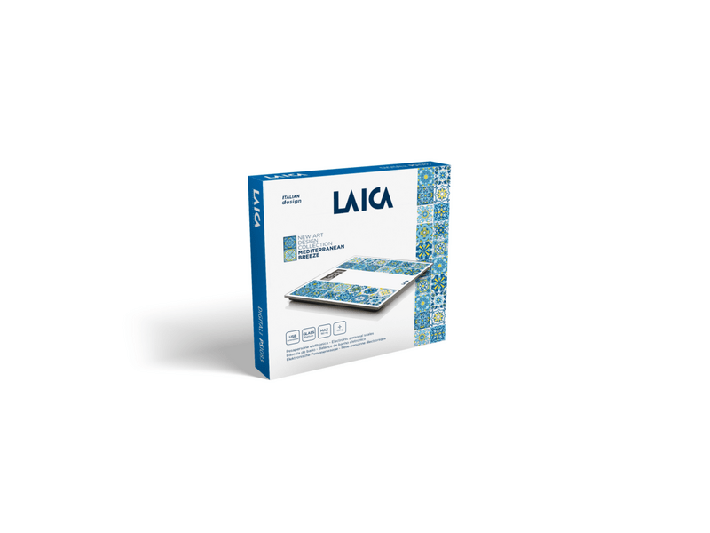 Laica PS1083B Digitális személymérleg, mediterrán kék