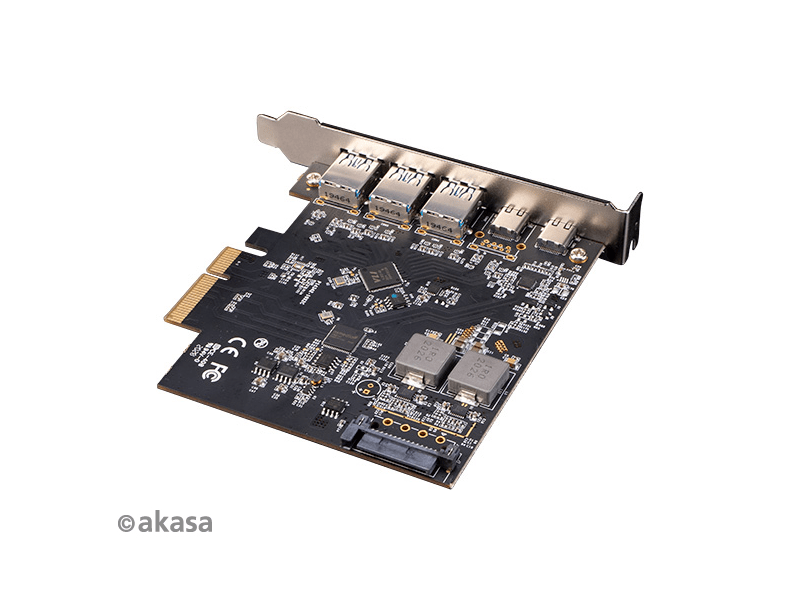 PCIE Low Profile kártya,USBA,USBC