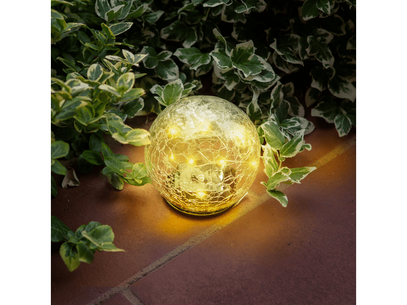 Garden of Eden 11760B Leszúrható szolár üveggömb, 12 cm