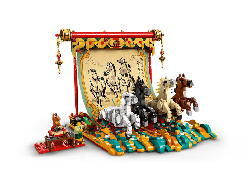 LEGO® Vágtázó lovakat ábrázoló festmény (80119)