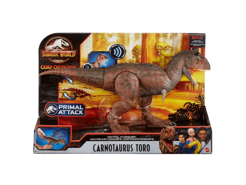 Jurassic World: Carnotaurus Toro figura (HND19)