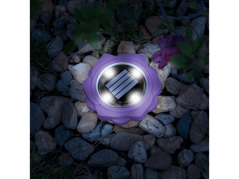 Leszúrható szolár lámpa lila SMD LED
