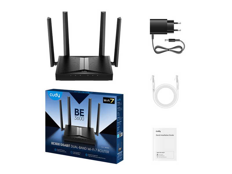 Cudy BE3600 Gigabit WI-FI 7 Router (230018)