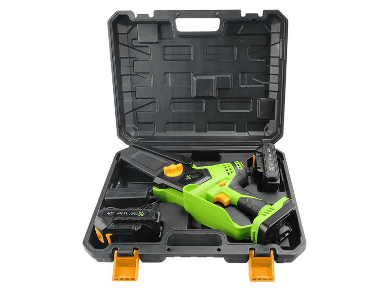 Expert  GXCH25 Akkumulátoros mini láncfűrész, 12,5cm, 2db akku+töltő+koffer