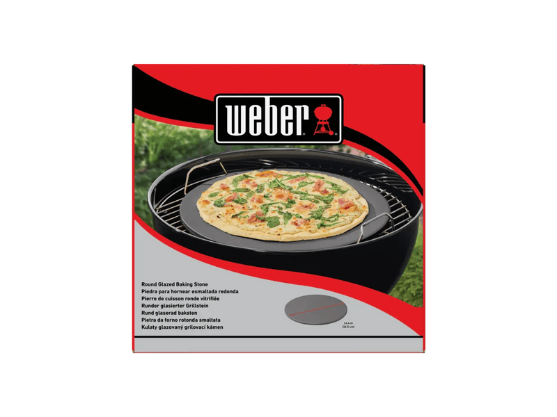 Weber 18412 Kerek zománcozott pizzakő, 36 cm