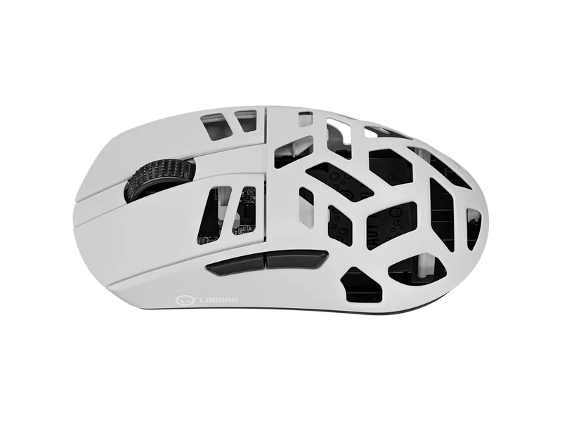 Lorgar MSE90W Gamer egér, fehér (LRG-MSE90W-WH)