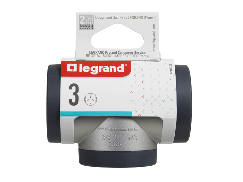 Legrand 694523 2P+F Hármas elágazású elosztó, 16 A