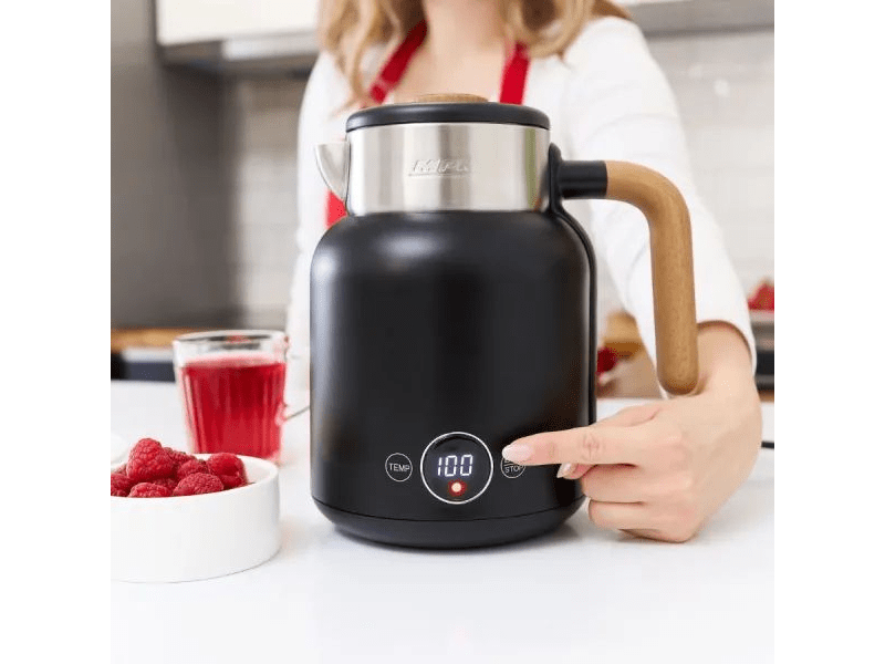 MPM MCZ-128C Vízforraló, duplafalú, 2200W, fekete