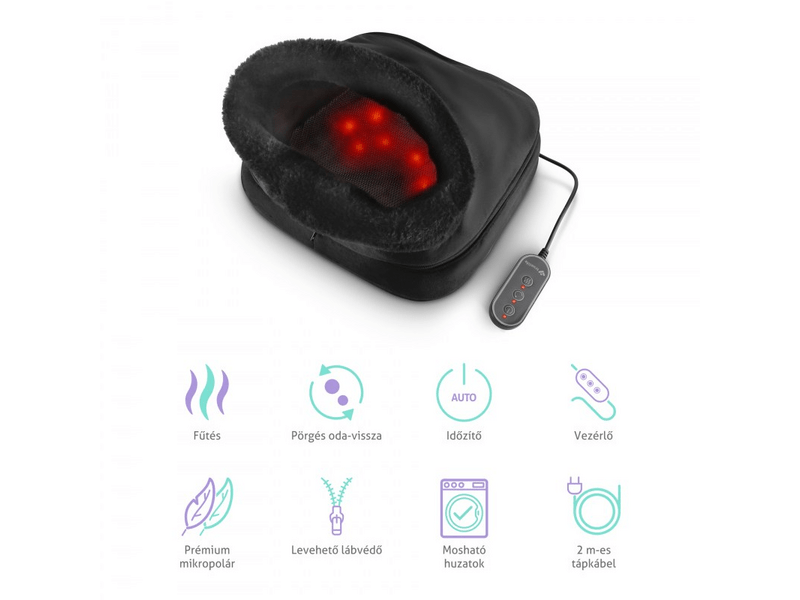 TrueLife RelaxFeet F3 Lábmasszírozó és melegítő