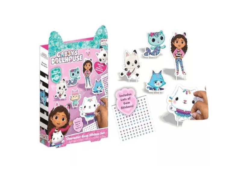 GABBYS DOLLHOUSE CHARACTER GEM ART SET