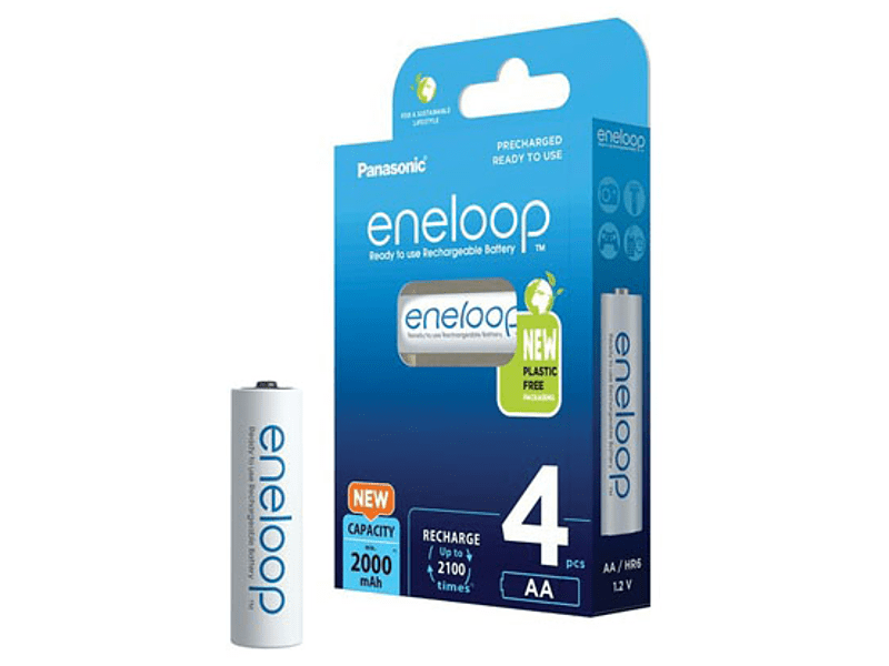 Panasonic Eneloop 2000mAh AA baterije, 4 kom (BK3MCDE-4BE)