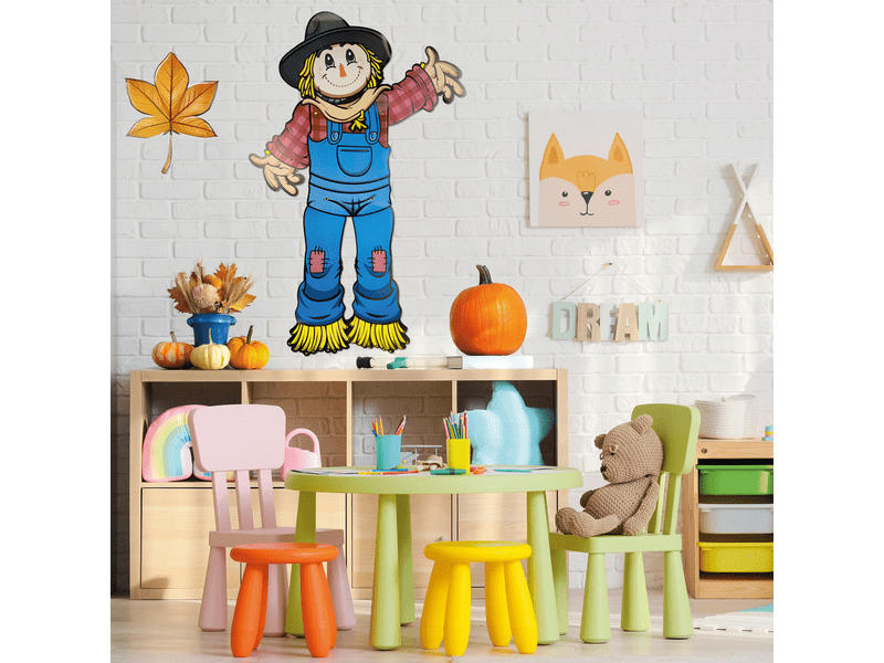 Family 59020 Őszi dekoráció, Madárijesztő, papír, 91,4 cm