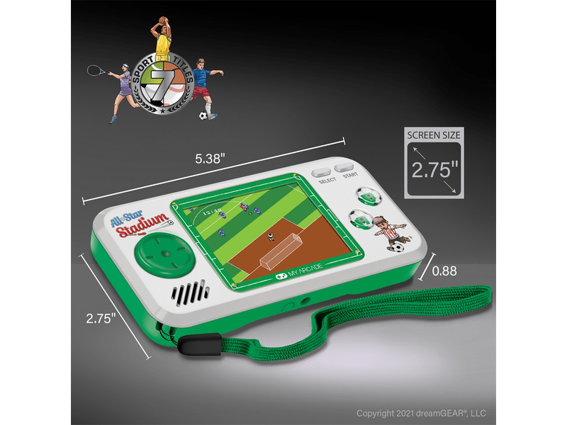 My Arcade All-Star Stadium 3in1 Pocket Player Hordozható konzol (DGUNL-3275)