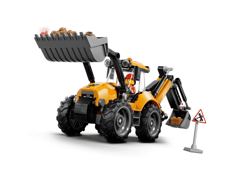 LEGO® City Sárga árokásó-rakodó (60480)