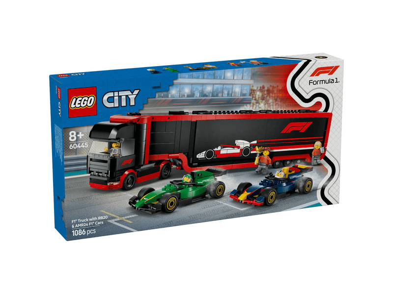 LEGO® City F1® kamion s RB20 i AMR24 F1® automobilima (60445)