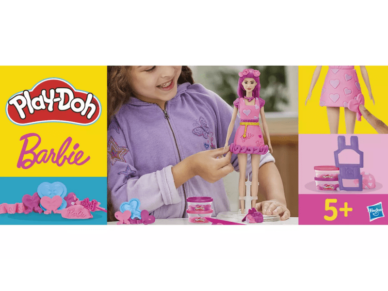 Play-Doh: Barbie szívek és hajkorona (G13575X0)