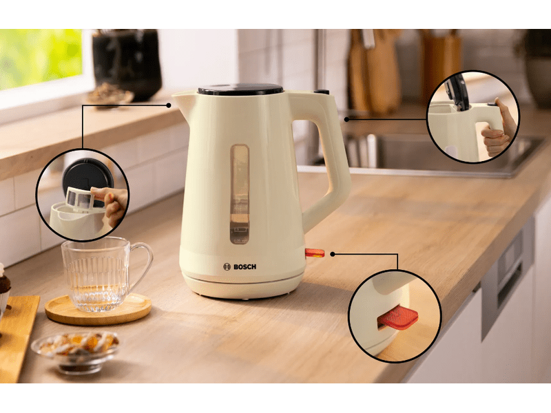 Bosch MyMoment 1.7L vízforraló, bézs