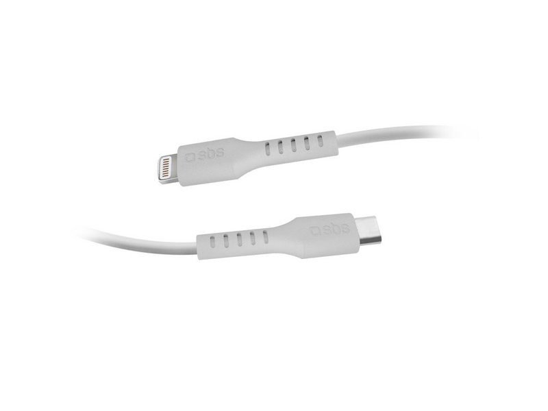 SBS USB-C/Lightning kabel 18W 2m, bijeli (TECABLELIGTC2W)