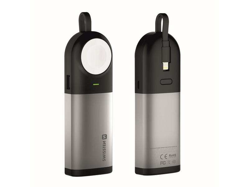 Swissten 2in1 MFi Apple Watch & iPhone power bank, 6700 mAh (22013980)