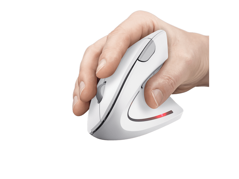 Trust Verto 25132 bežični vertikalni miš, bijeli