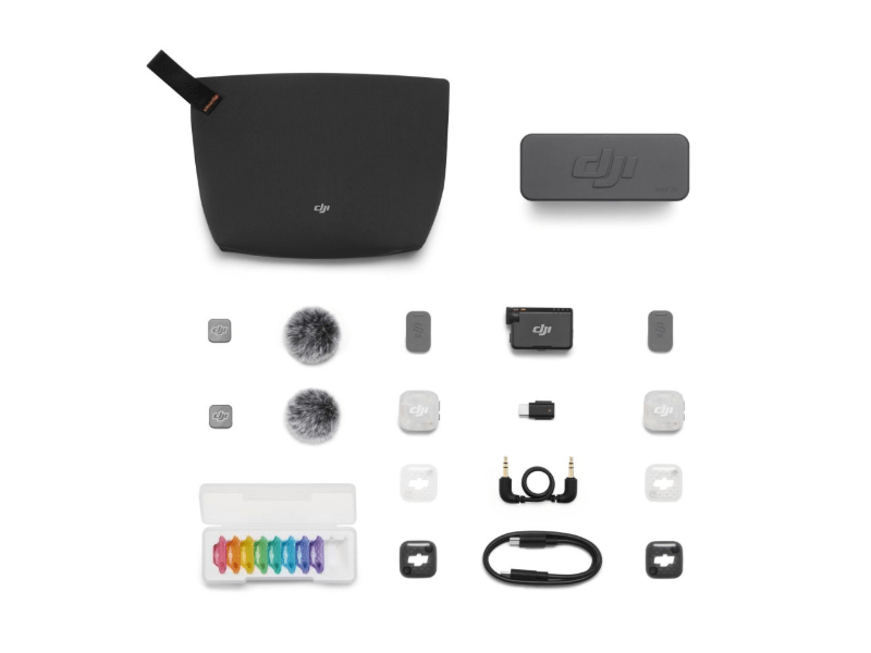 DJI Mic Mini 2S (2TX+1RX+Charging Case) Mikrofon szett (CP.RN.00000538.01)
