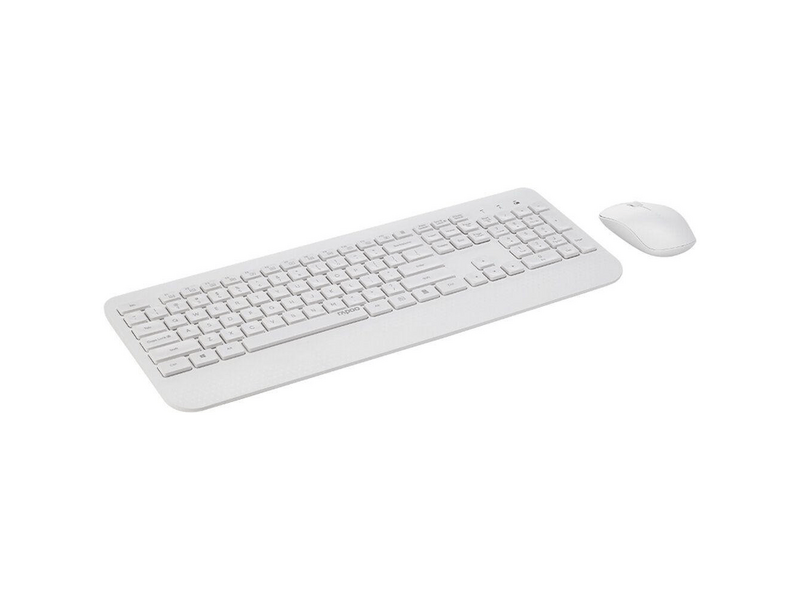 Rapoo X3500 Vezeték nélküli billentyűzet és egér szett, fehér