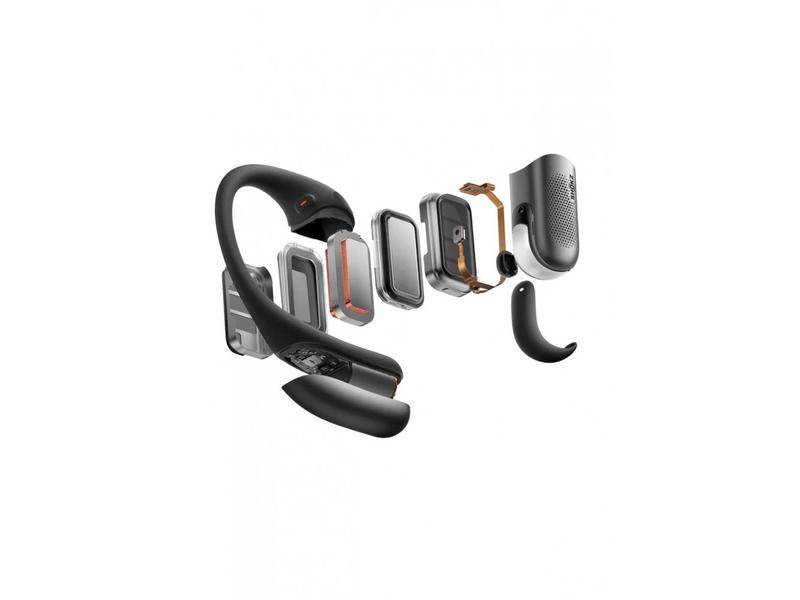 Shokz OpenFit Pro Bluetooth headset, fekete (T010BK)