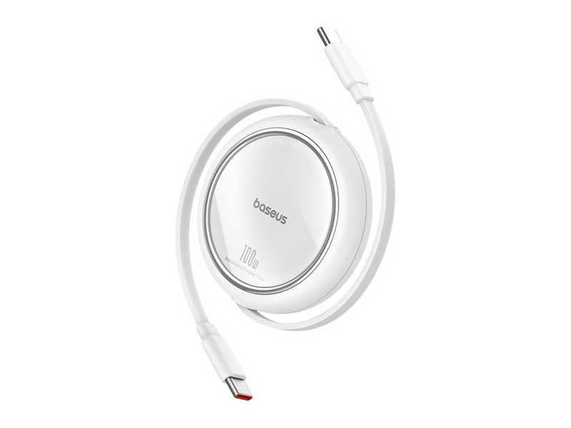 Baseus Free2Draw USB-C, 100W PD adatkábel, 1m, fehér
