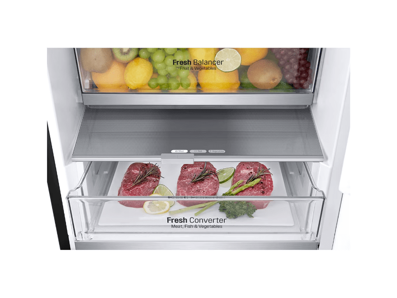 LG GBV7280CEV Alulfagyasztós kombinált hűtőszekrény