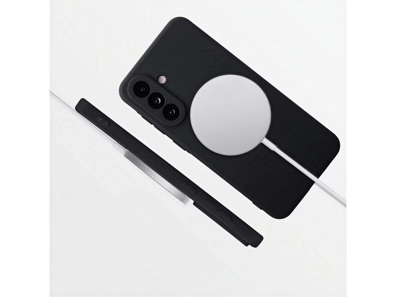 Cellect Samsung Galaxy A37 Mágneses szilikon tok, fekete