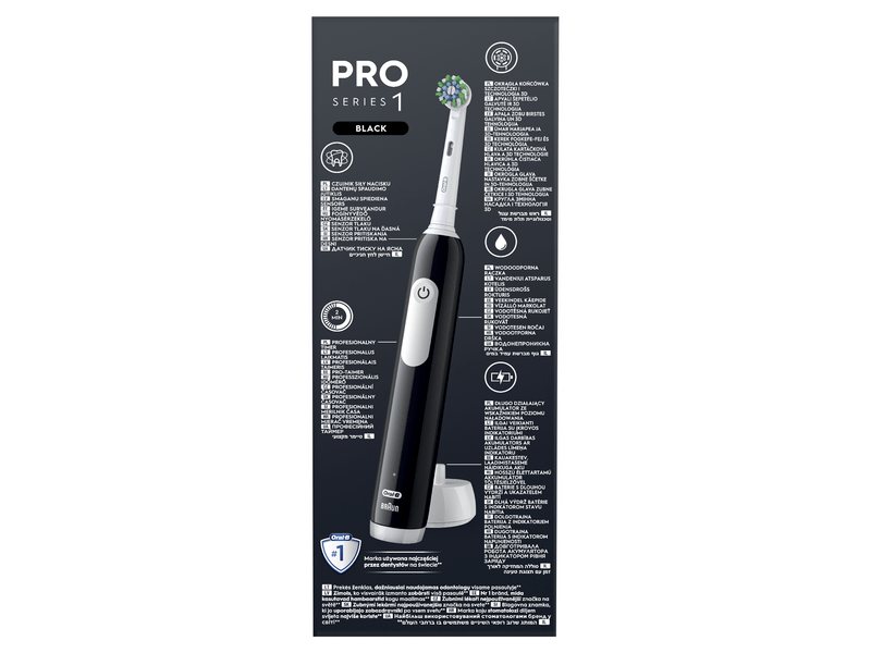Oral-B PRO1 X-Clean, Fekete + útitok