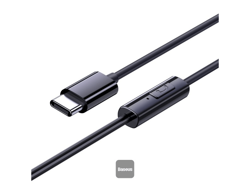 Baseus Encok CZ11 Type-C fülhallgató, fekete (A00164300113Z1)